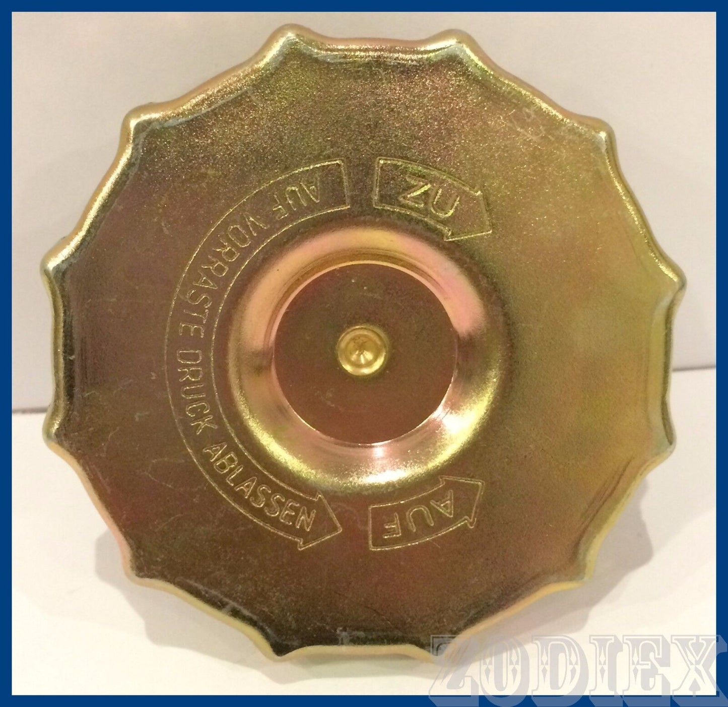 ZINC COATED 0.6-BAR 3 WING RADIATOR CAP MAN T.I.R