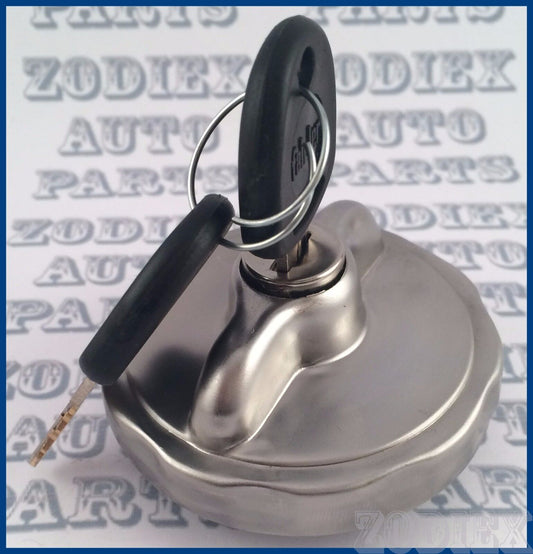 Mat Stainless Steel Locking Gas Cap Fuel - Tank Filler Cap