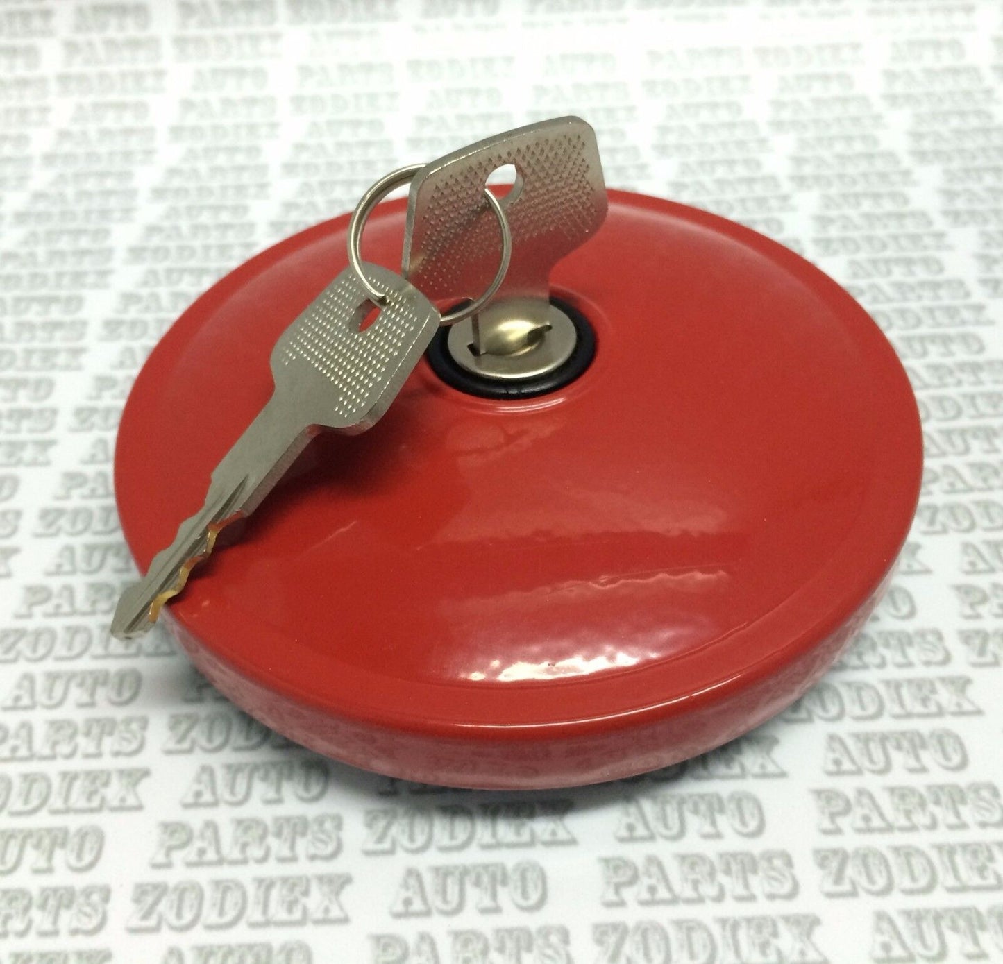 STATIC RED PAINTED VENTED LOCKING FUEL TANK CAP - Case / IH Agricultural Tractor