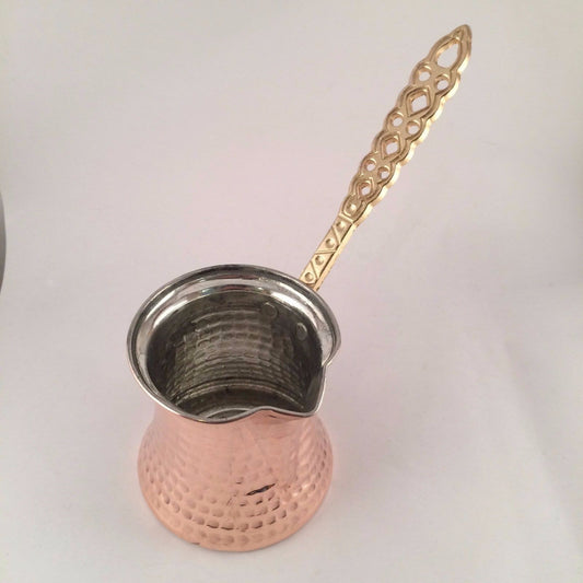 Turkish Copper Handmade Coffee Pot Coffee Maker Cezve S Size