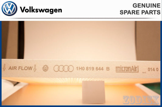 Genuine Volkswagen Cabin Air Filter 1H0819644B - NEW