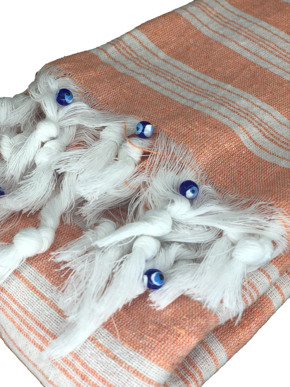 TURKISH TOWEL PESHTEMAL PESTEMAL %100 COTTON FOR BATH SPA GYM BEACH Color:Orange